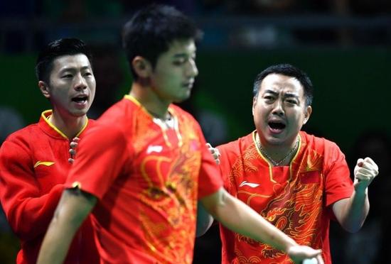 國球乒乓球團體賽中國勝韓國進決賽，將對戰日本