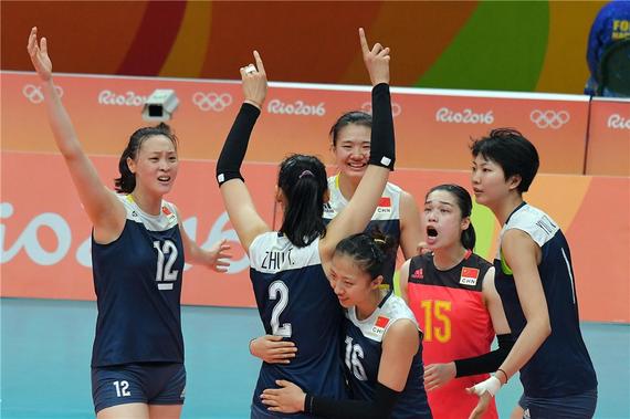 中國女排頑強逆襲進決賽