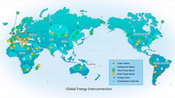 建立一個互聯的全球能源網絡，從建立亞洲的“超級電網”開始