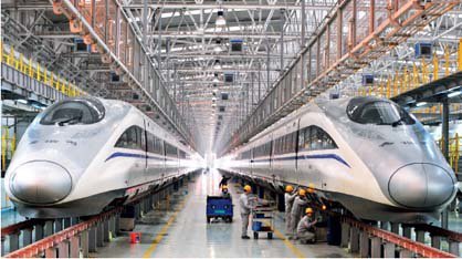 中國在現在以及未來都會是高鐵列車的最大制造商