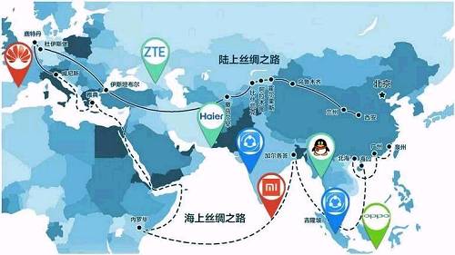 中國科技企業一帶一路走出去