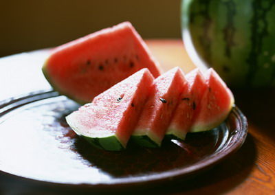 清涼夏季吃西瓜