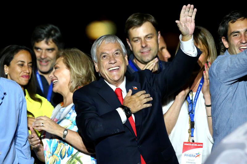 皮涅拉回朝當選智利總統