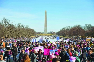 全美數十萬女性大遊行