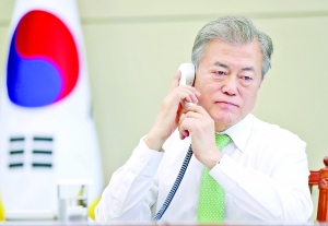 習近平應約同文在寅通話：支持韓朝改善關係